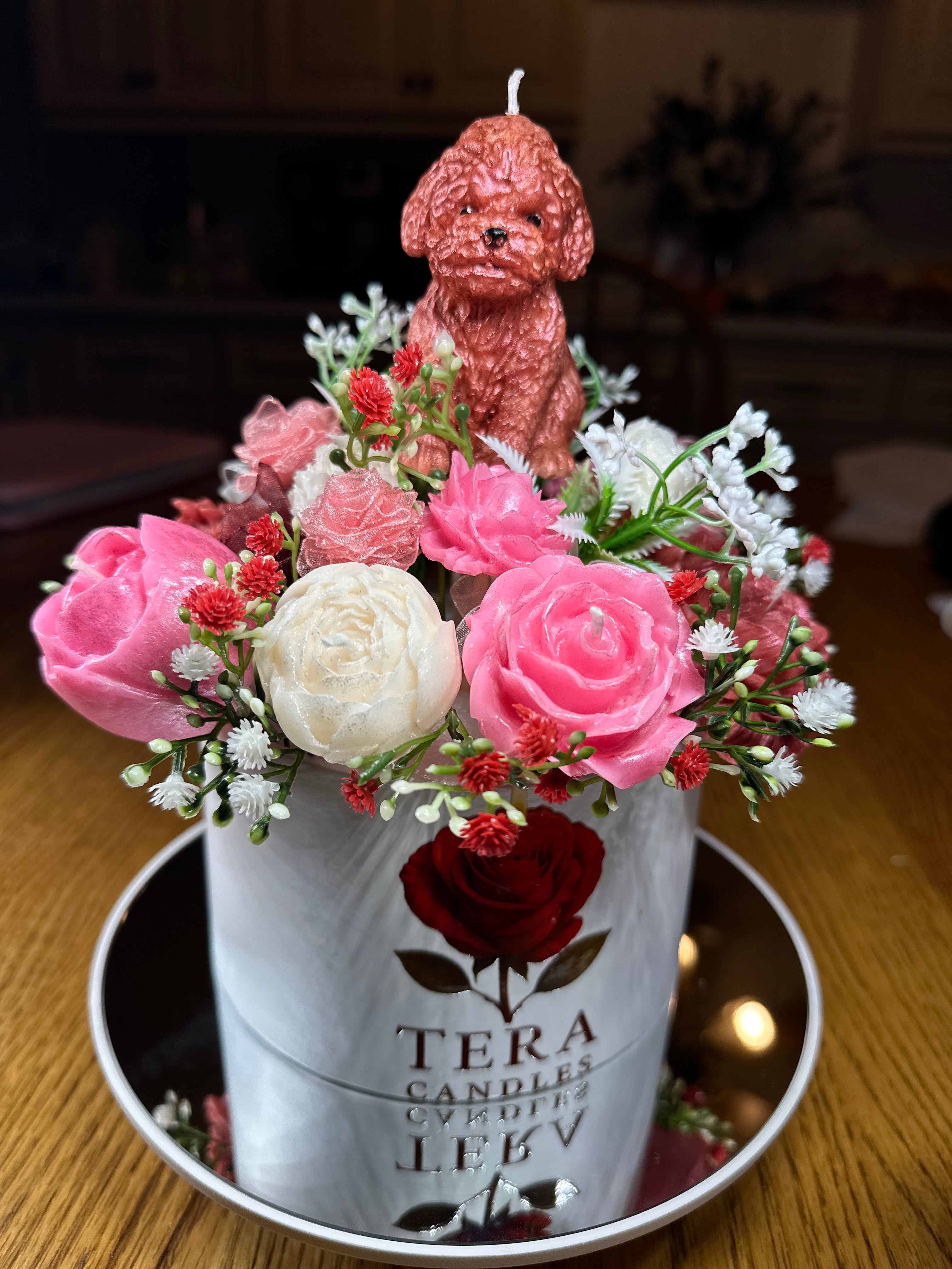 Eternal Puppy Rose Garden Bouquet