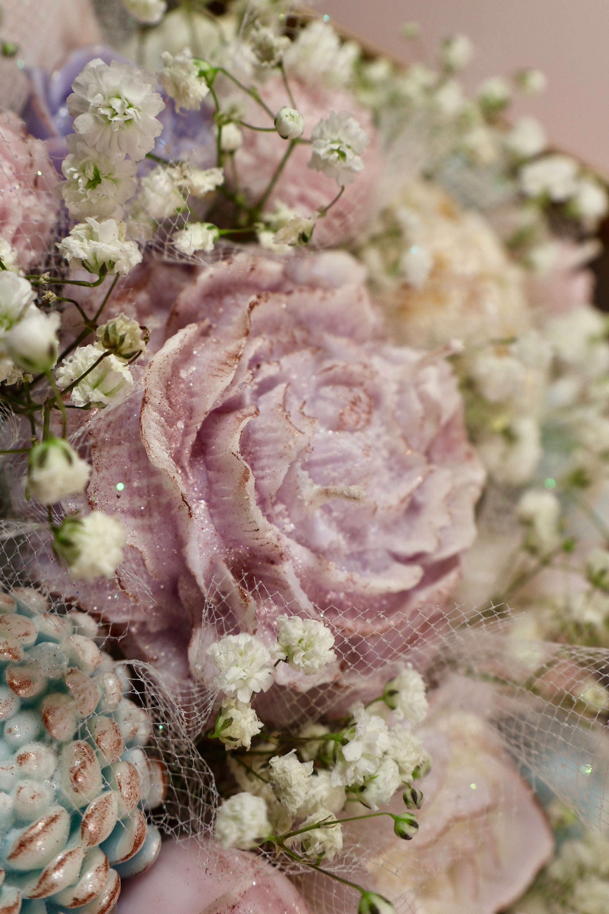 Corazón Eterno – Luxury Heart Candle Bouquet