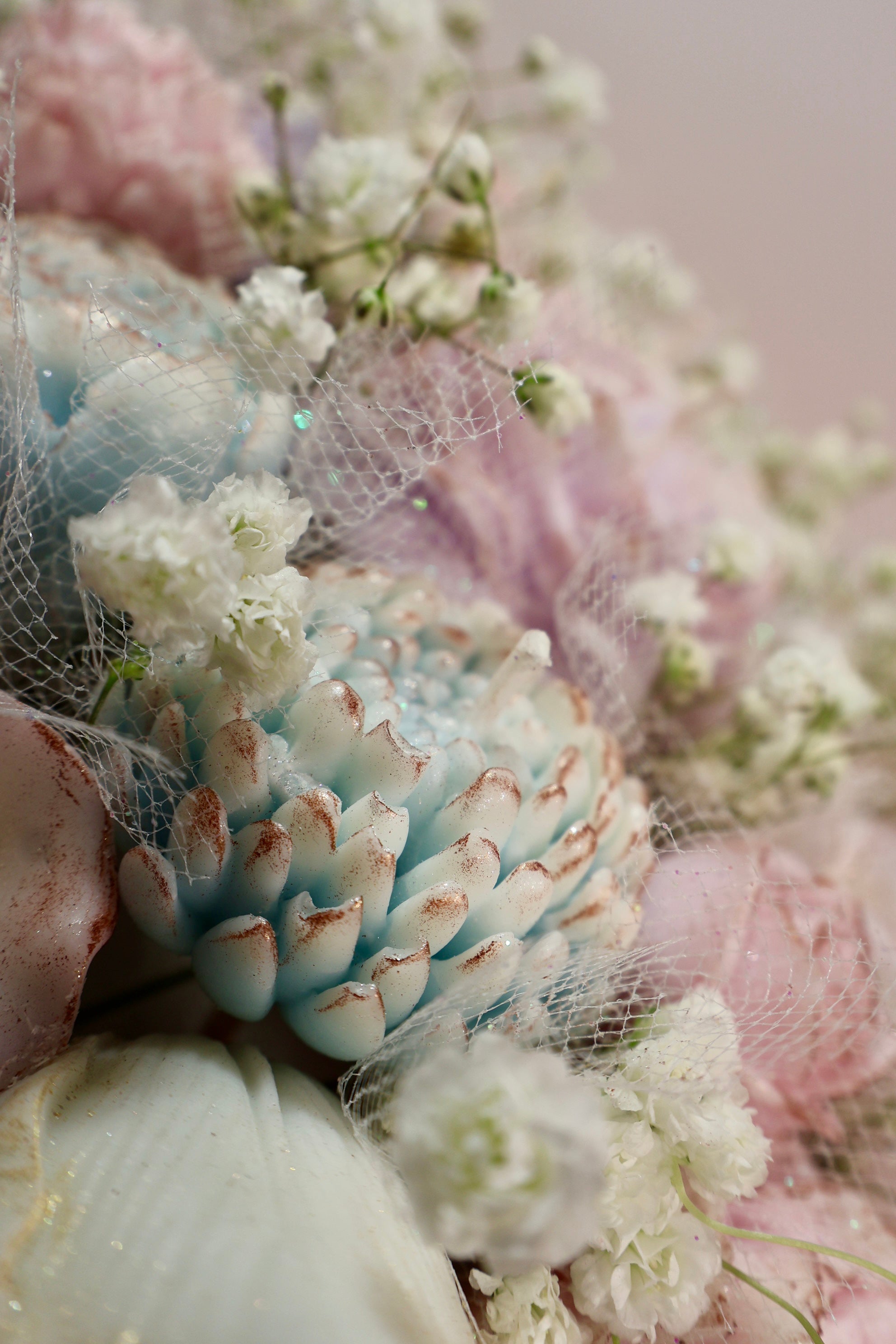 Corazón Eterno – Luxury Heart Candle Bouquet